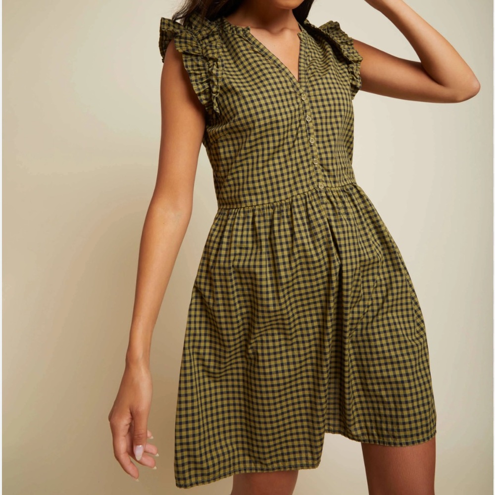 Nation LTD Tegan Ruffled Mini Dress